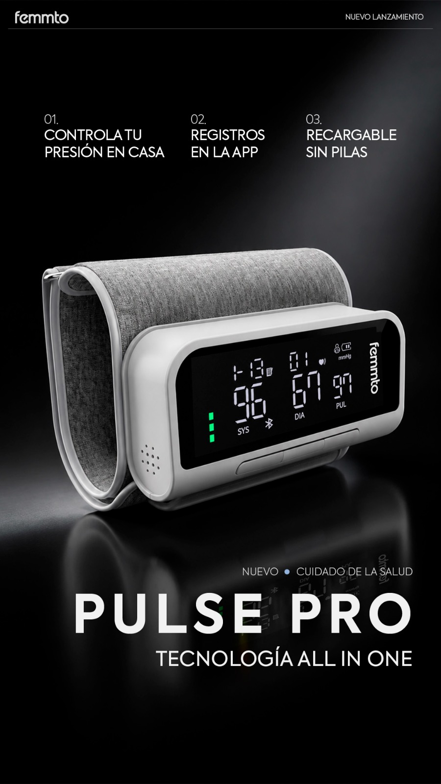 Monitor De Presión Arterial Femmto Pulse Pro - Imagen 5
